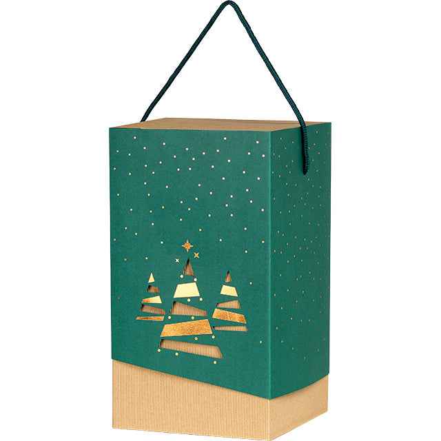 Caixa Natal Verde c/ Asa