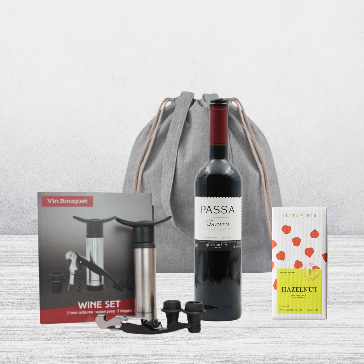 Presente Casual com Kit Vin Bouquet