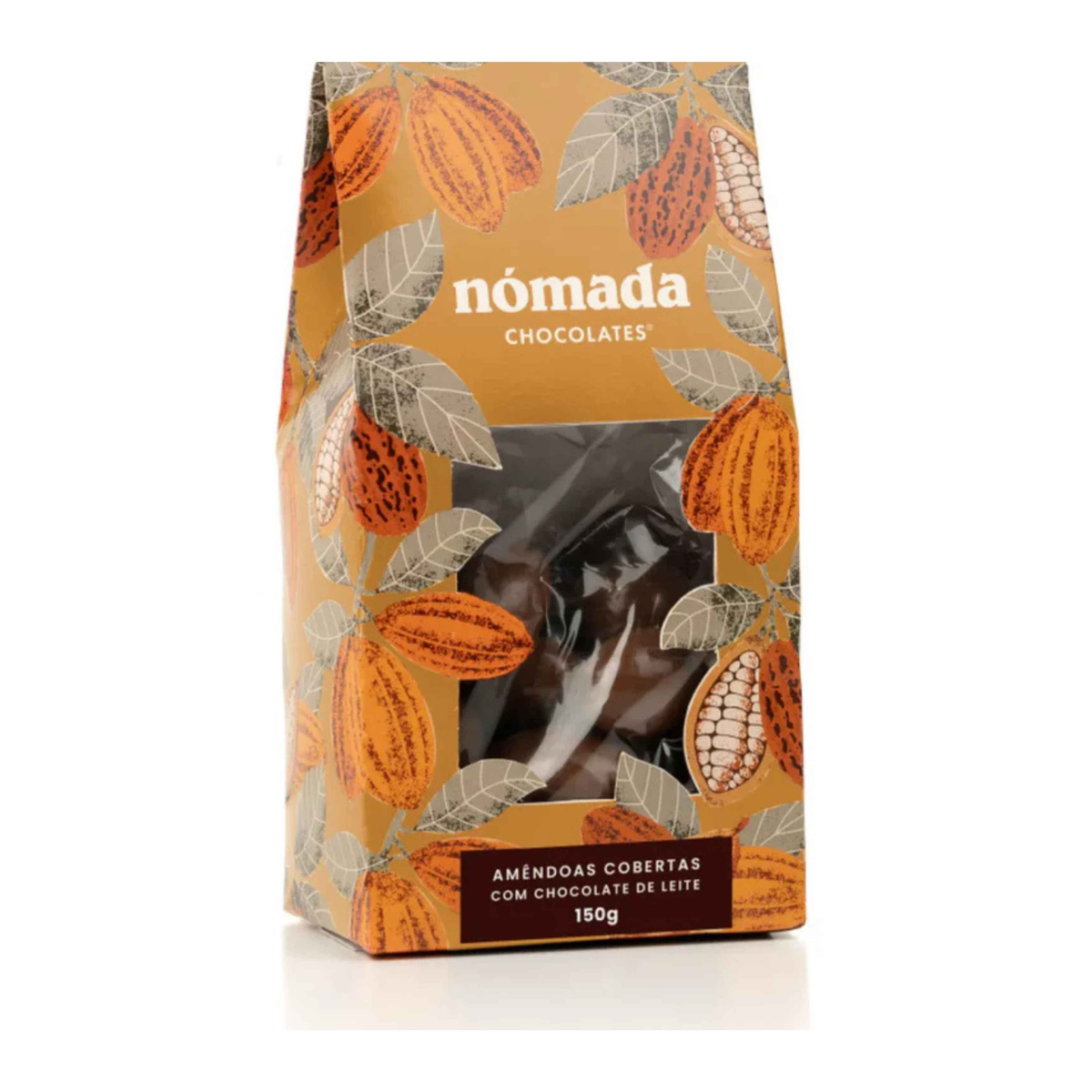 AMENDOA COM CHOCOLATE DE LEITE 150G Nómada