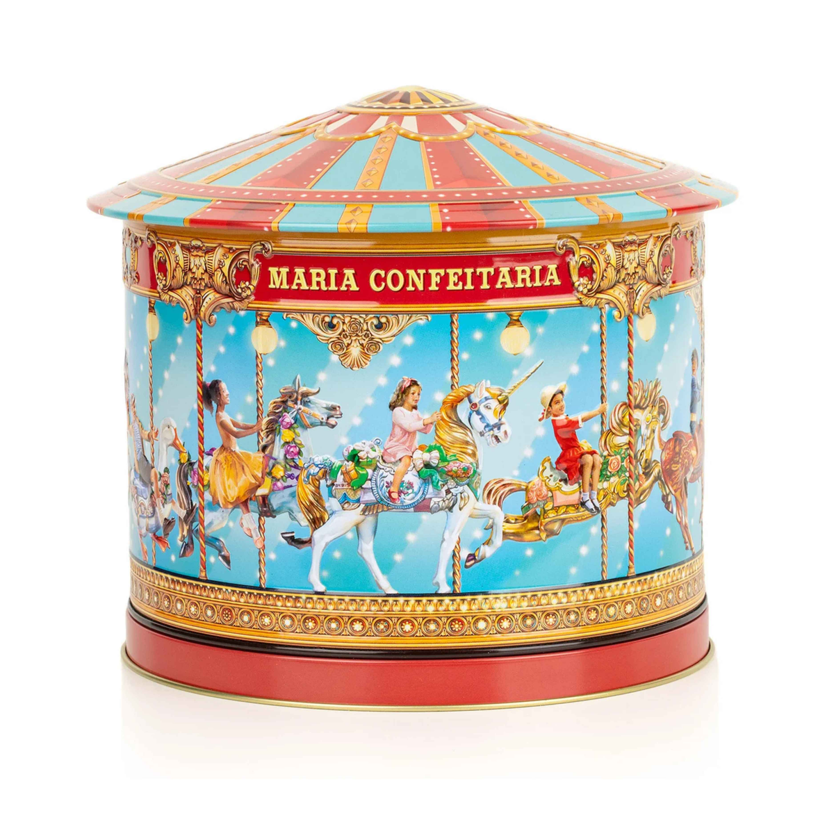 Lata de Música com bolachas "Carrossel" Maria Confeitaria 300g